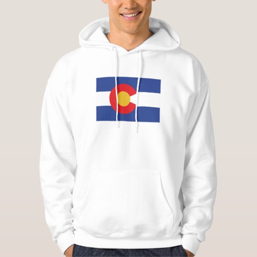 Vlag van de staat Colorado Hoodie (Voorkant)