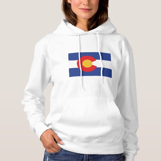 Vlag van de staat Colorado Hoodie (Voorkant)