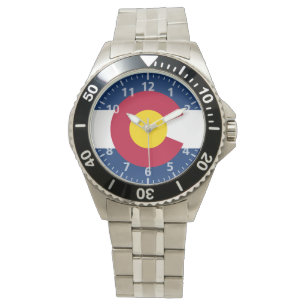Vlag van de staat Colorado Horloge
