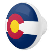 Vlag van de staat Colorado Keramische Knop (Rechts)