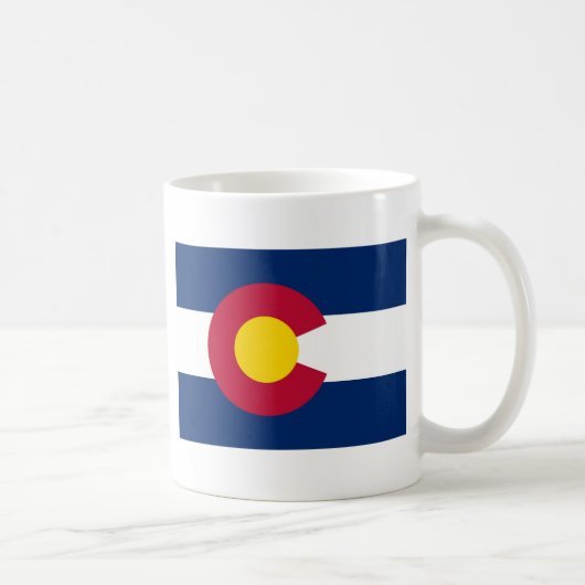 Vlag van de staat Colorado Koffiemok (Rechts)