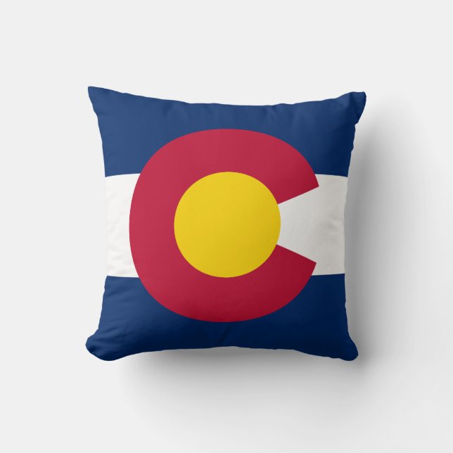 Vlag van de staat Colorado Kussen (Voorkant)