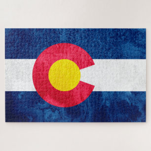 Vlag van de staat Colorado Legpuzzel