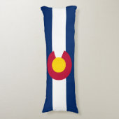 Vlag van de staat Colorado Lichaamskussen (Voorkant Verticaal)
