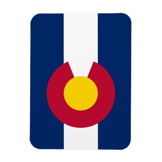 Vlag van de staat Colorado Magneet (Verticaal)