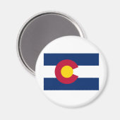 Vlag van de staat Colorado Magneet (Voorkant / Achterkant)