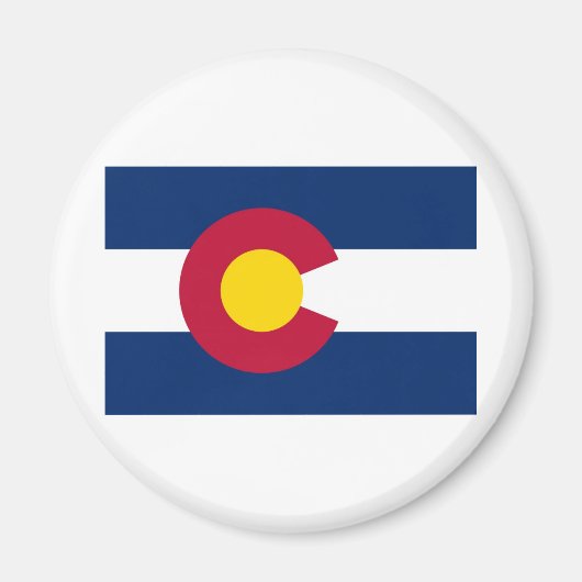 Vlag van de staat Colorado Magneet (Voorkant)