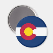 Vlag van de staat Colorado Magneet (Voorkant / Achterkant)