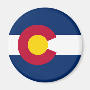 Vlag van de staat Colorado Magneet