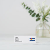 Vlag van de staat Colorado Mini Visitekaartje (Staand voorkant)