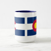Vlag van de staat Colorado Mok (Midden)