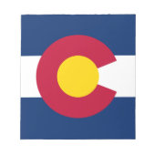 Vlag van de staat Colorado Notitieblok (Voorkant)