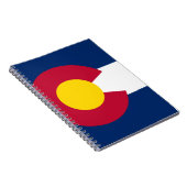 Vlag van de staat Colorado Notitieboek (Rechterzijde)