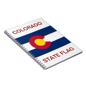 Vlag van de staat Colorado Notitieboek (Rechterzijde)