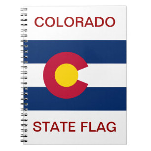 Vlag van de staat Colorado Notitieboek