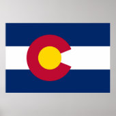 Vlag van de staat Colorado Poster (Voorkant)