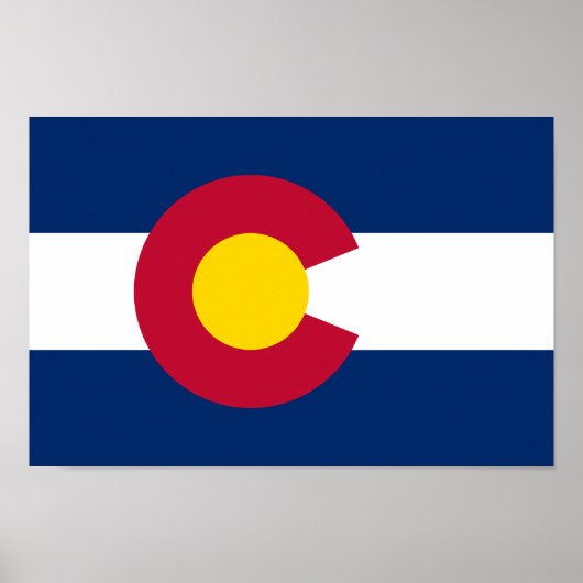 Vlag van de staat Colorado Poster (Voorkant)
