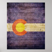 Vlag van de staat Colorado Poster (Voorkant)
