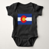 Vlag van de staat Colorado Romper (Voorkant)