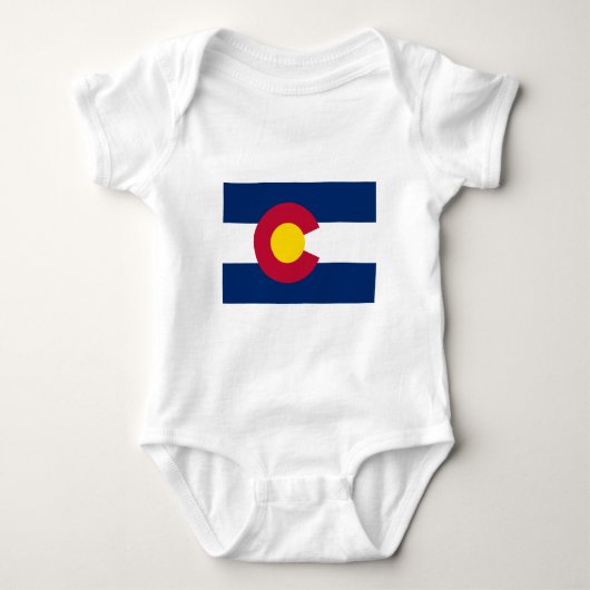 Vlag van de staat Colorado Romper (Voorkant)
