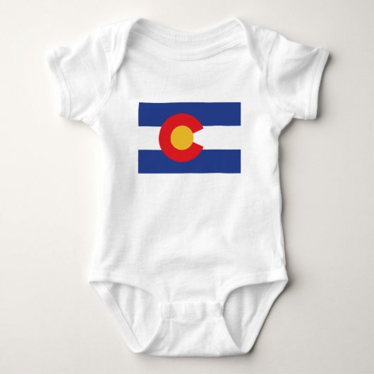 Vlag van de staat Colorado Romper (Voorkant)