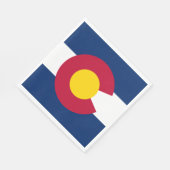 Vlag van de staat Colorado Servet (Hoek)