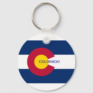 Vlag van de staat Colorado Sleutelhanger