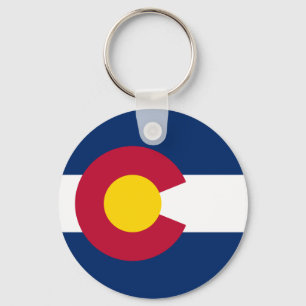 Vlag van de staat Colorado Sleutelhanger