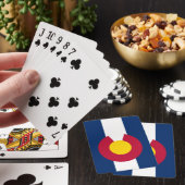 Vlag van de staat Colorado Speelkaarten (Insitu)