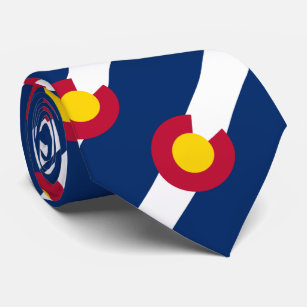 Vlag van de staat Colorado Stropdas