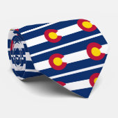 Vlag van de staat Colorado Stropdas (Opgerold)