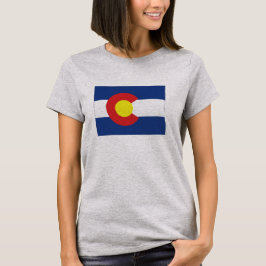 vlag van de staat Colorado T-shirt