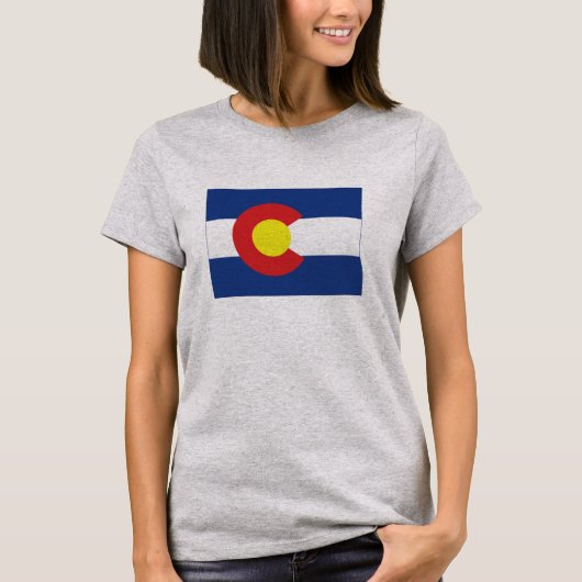 vlag van de staat Colorado T-shirt (Voorkant)