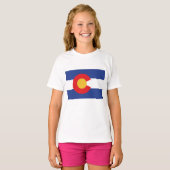 Vlag van de staat Colorado T-shirt (Voorkant volledig)
