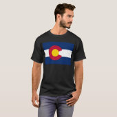 Vlag van de staat Colorado T-shirt (Voorkant volledig)