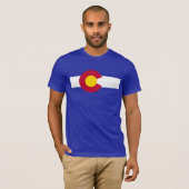 Vlag van de staat Colorado T-shirt (Voorkant volledig)