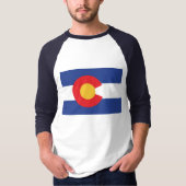 Vlag van de staat Colorado T-shirt (Voorkant)