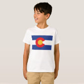 Vlag van de staat Colorado T-shirt (Voorkant volledig)