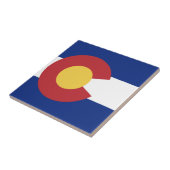 Vlag van de staat Colorado Tegeltje (Zijkant)
