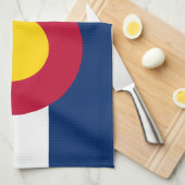 Vlag van de staat Colorado Theedoek (Quarter Fold)
