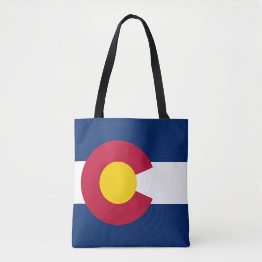 Vlag van de staat Colorado Tote Bag (Voorkant)
