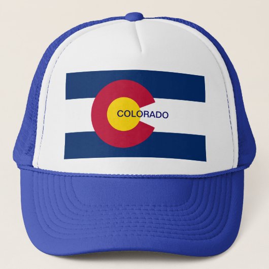Vlag van de staat Colorado Trucker Pet (Voorkant)
