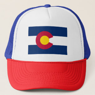 Vlag van de staat Colorado Trucker Pet