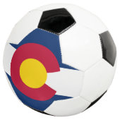 Vlag van de staat Colorado Voetbal (Drie kwart)