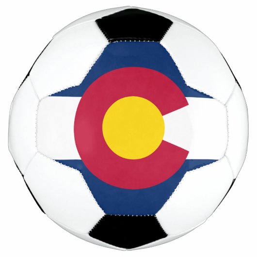 Vlag van de staat Colorado Voetbal (Voorkant)
