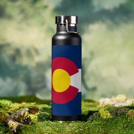 Vlag van de staat Colorado Waterfles