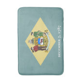 Vlag van de staat Delaware Badmat (Voorkant Verticaal)