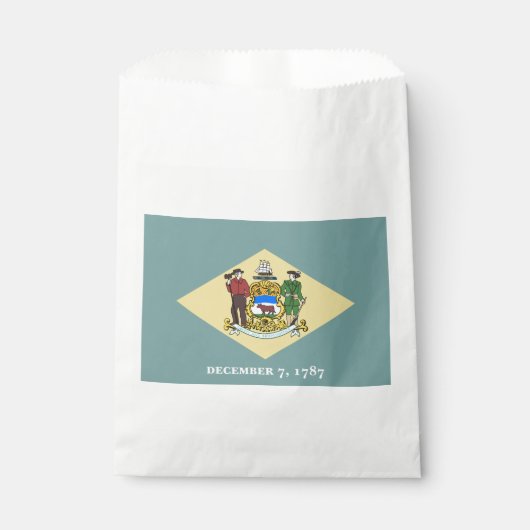 Vlag van de staat Delaware Bedankzakje (Voorkant)