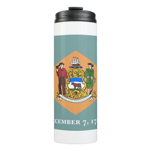 Vlag van de staat Delaware Thermosbeker (Voorkant)