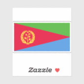 Vlag van de staat Eritrea Sticker (Vel)